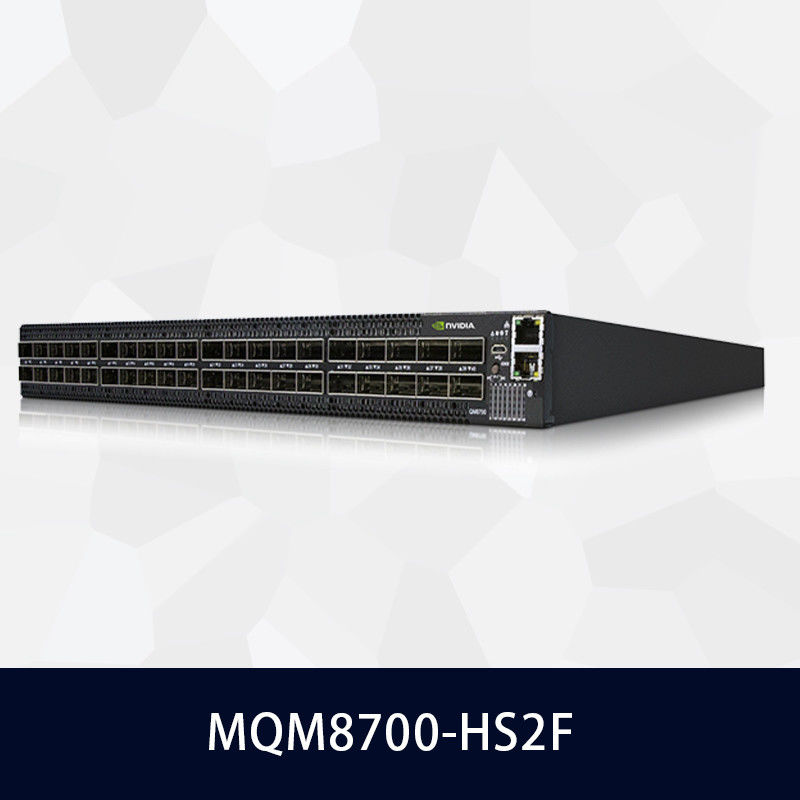 प्रबंधित इन्फिनिबैंड एचडीआर स्विच Mellanox 200GB स्विच MQM8700 40 पोर्ट MQM8700-HS2F ((920-9B110-00FH-0MD)