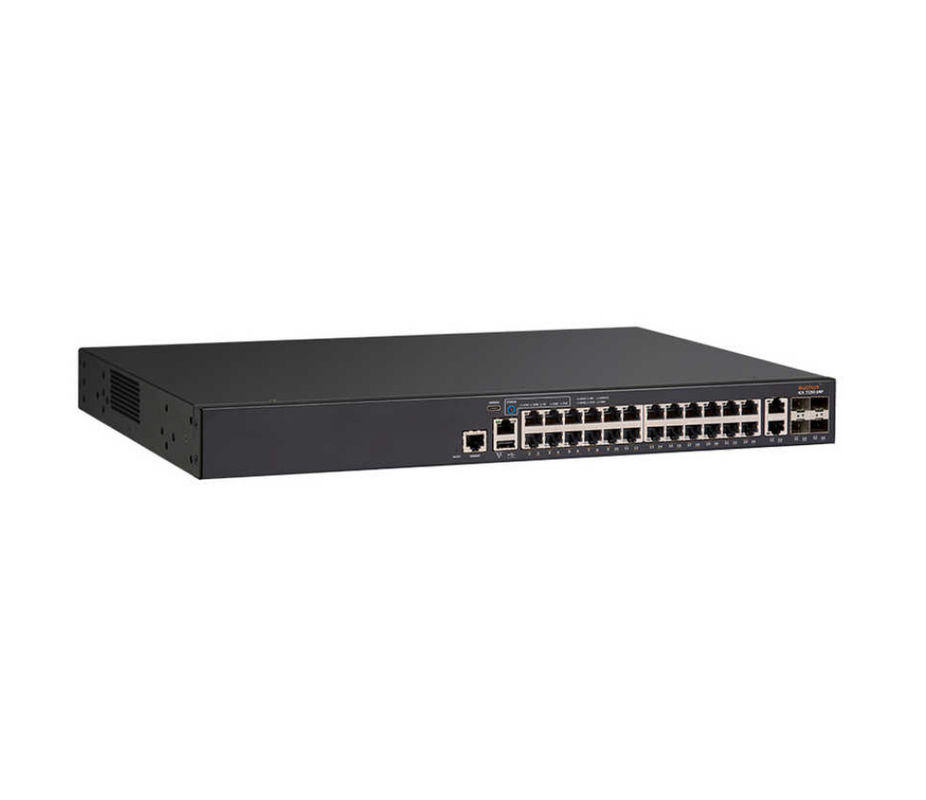 RJ45 SFP रूकस नेटवर्क स्विच ICX7450 48F 48 पोर्ट 48x10/100/1000 Mbps