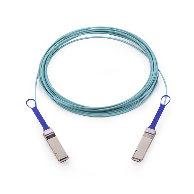 MFA1A00-E005 सक्रिय ऑप्टिकल केबल InfiniBand EDR 100Gb/S तक QSFP LSZH 5m मेलानॉक्स AOC केबल