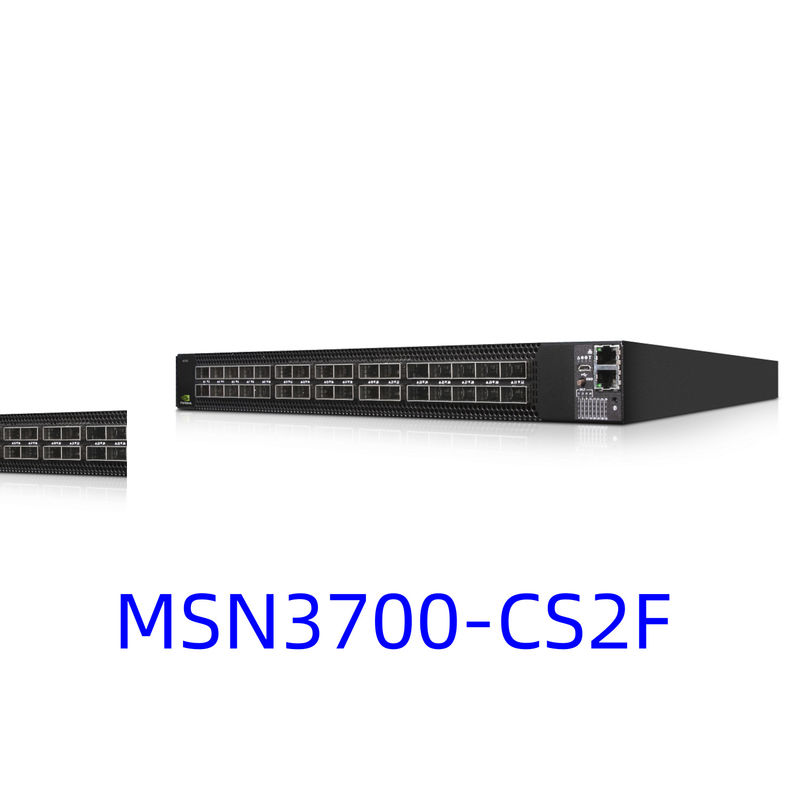 MSN3700-CS2F स्पेक्ट्रम-2 आधारित 100GbE 1U ओनिक्स 32 QSFP28 पोर्ट के साथ ओपन मेलानॉक्स नेटवर्क स्विच