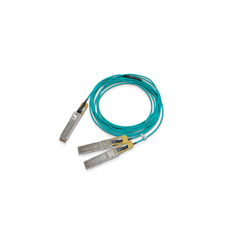 MFS1S50-H010V Aoc केबल 200GbE से 2x100GbE QSFP56 से 2xQSFP56 MMF मेलानॉक्स AOC केबल