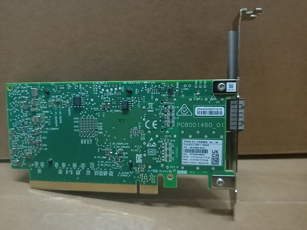 MCX4121A-XCAT ConnectX-4 Lx EN मेलानॉक्स नेटवर्क कार्ड 10GbE डुअल पोर्ट SFP28 PCIe3.0 X8