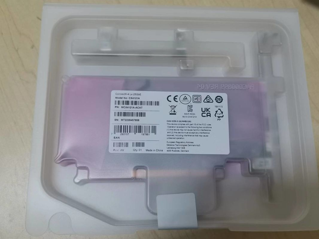 Mellanox ConnectX-4 Lx EN 25GbE डुअल पोर्ट SFP28 PCIe3.0 X8 नेटवर्क इंटरफ़ेस कार्ड MCX4121A-ACAT