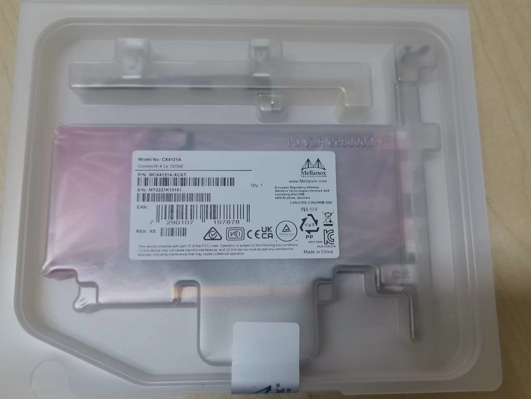 MCX4121A-ACAT ConnectX®-4 Lx EN Nic नेटवर्क इंटरफेस कार्ड 25GbE डुअल पोर्ट SFP28