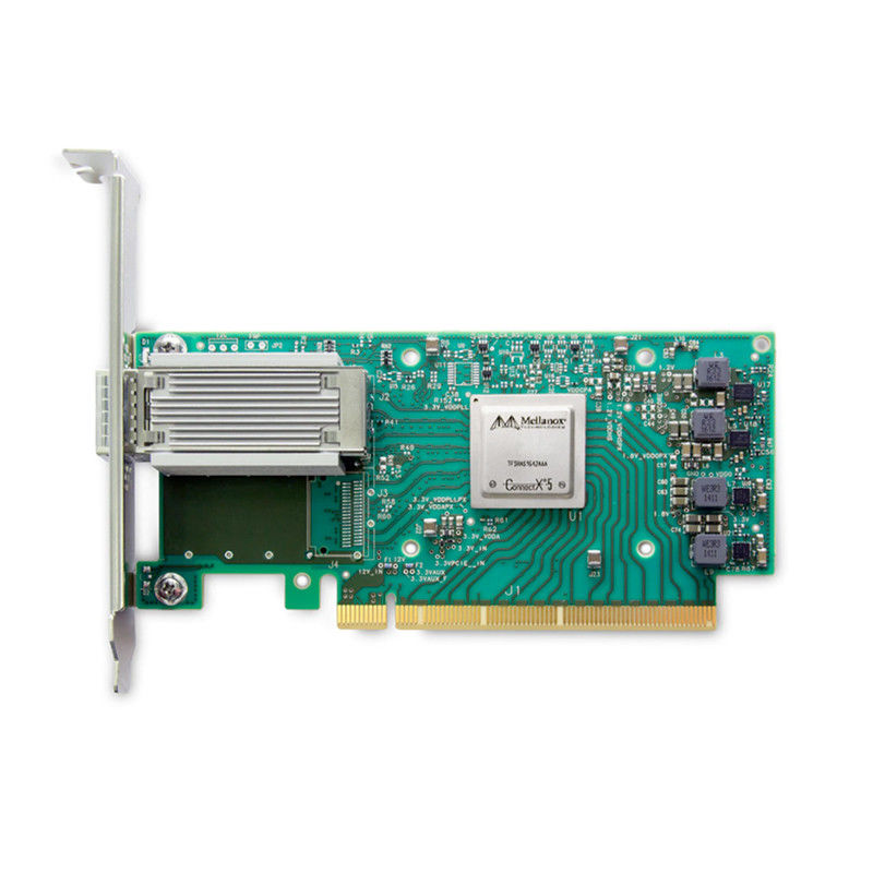 मूल MCX653106A-ECAT कनेक्ट X-6 100Gb/S डुअल पोर्ट QSFP56 ईथरनेट एडाप्टर
