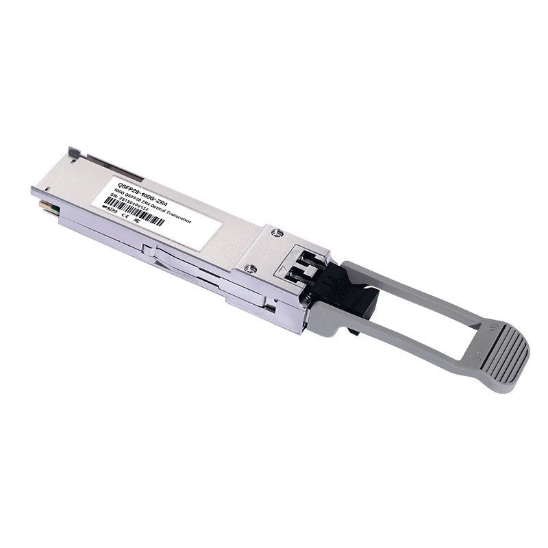 100G QSFP28 ZR4 LC डुप्लेक्स ऑप्टिकल ट्रांससीवर 80km SFP28 LR4 103Gbps EML LAN-WDM ट्रांससीवर डिजिटल डायग्नोस्टिक्स के साथ