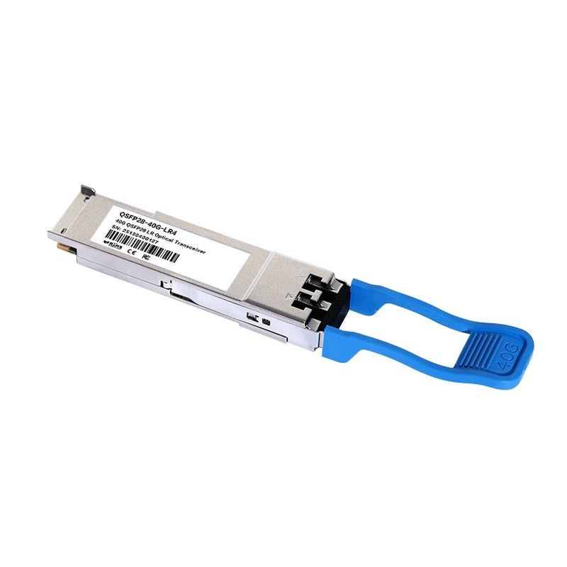 ट्रांसमिशन दूरी 10 किमी 40Gb/s QSFP LR4 ऑप्टिकल ट्रांससीवर 1277.5nm 10 किमी डुप्लेक्स एलसी स्पीड फाइबर ऑप्टिक उपकरण के लिए