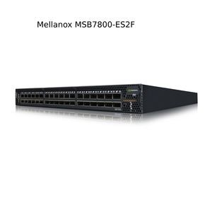 100Mbps ट्रांसमिशन रेट मेलानॉक्स MSB7800-ES2F इन्फिनिबैंड स्विच 36 QSFP28 पोर्ट्स 40 नॉन-ब्लॉकिंग पोर्ट्स 1U साइज़ आईबी स्विच
