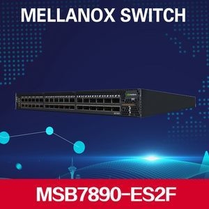 Mellanox Nvidia Msb7890-Es2f इन्फिनिबैंड स्मार्ट स्विच-Ib 2 EDR 1u 36 पोर्ट Qsfp28 100gbs Sb7890 नेटवर्क स्विच 35X25X20 सेमी