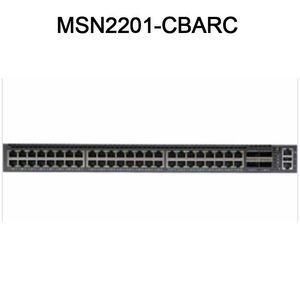 इन्फिनिबैंड टेक्नोलॉजी के साथ नेटवर्किंग Nvidia MSN2201-Cbarc 1gbe/100gbe 1u स्विच Cumulus RJ45 48 Qsfp28 4 DC PSU 2 C2p