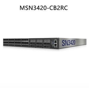 अनुकूलन योग्य नेटवर्किंग 64-पोर्ट मेलानॉक्स स्पेक्ट्रम-2 आधारित Sn3420 25gbe/100gbe स्विच VLAN समर्थन के साथ