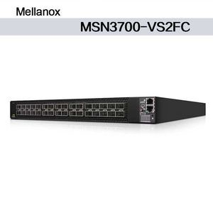 200g ट्रांसमिशन रेट Mellanox स्विच MSN3700-Vs2FC Nvidia आधारित 1u ओपन ईथरनेट स्विच 43.6*433.2*590.6 मिमी आकार के साथ