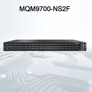 Nvidia Qm9700 1U NDR 400Gbps इन्फिनिबैंड स्विच Mqm9700-Ns2f इन्फिनिबैंड तकनीक के साथ अपने नेटवर्क का अनुकूलन करें