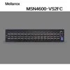 कम्युलस लिनक्स के साथ 2U ओपन ईथरनेट स्विच 64 QSFP56 पोर्ट्स X86 CPU स्टैंडर्ड डेप्थ P2C 5000 ट्रांसमिशन रेट 100GB स्पीड
