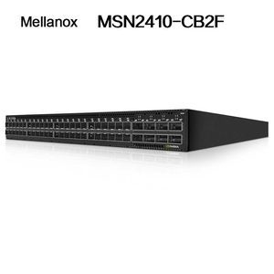 अधिकतम गति 25g Mellanox MSN2410-CB2f स्विच 48 SFP28 और 8 Qsfp28 पोर्ट X86 2 पावर सप्लाई 43.6*433.2*590.6 मिमी के साथ