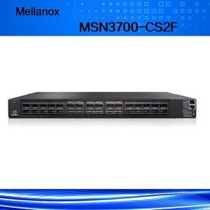 32 Qsfp28 पोर्ट्स वाला Mellanox स्विच MSN3700-CS2f, जिसमें 2 AC पावर सप्लाई और X86 CPU, स्टैंडर्ड डेप्थ 43.6*433.2*590.6 mm में
