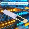 QSFP56 SR4 200GBASE-SR4 850nm 100m DOM MPO-12/UPC MMF QSFP56-200G-SR4 200G SR4 ऑप्टिकल ट्रांससीवर मॉड्यूल