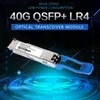 40g Qsfp Lr4 10km 1310nm ऑप्टिकल ट्रांससीवर मॉड्यूल डुप्लेक्स एलसी इंटरफ़ेस Qsfp 40gbase SMF फाइबर ऑप्टिक मॉड्यूल