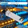 नेटवर्क 10 किमी एकल मोड फाइबर गर्म प्लग करने योग्य कम बिजली की खपत RoHS के लिए उच्च प्रदर्शन 10g SFP + ट्रांससीवर मॉड्यूल