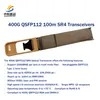 उच्च गति 400g Qsfp112 Sr4 ट्रांससीवर 100 मीटर की दूरी के लिए स्पॉट माल की बड़ी मात्रा