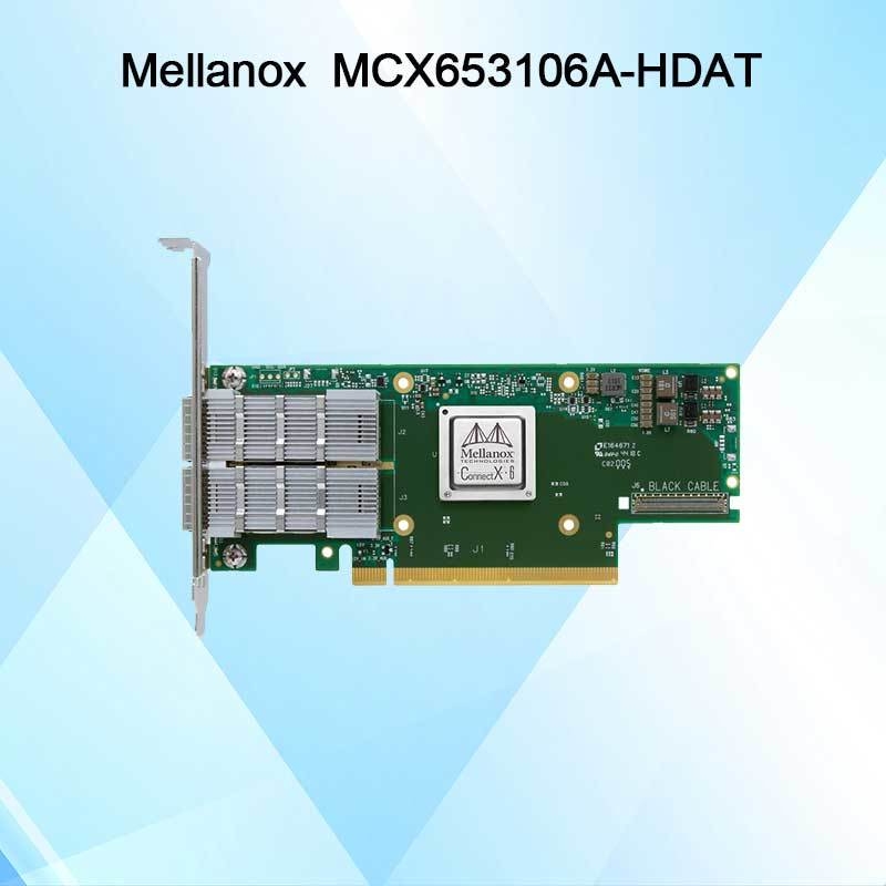 कनेक्टएक्स-6 MCX653106A-HDAT वीपीआई Mellanox नेटवर्क कार्ड 200Gb/S InfiniBand और ईथरनेट एडाप्टर