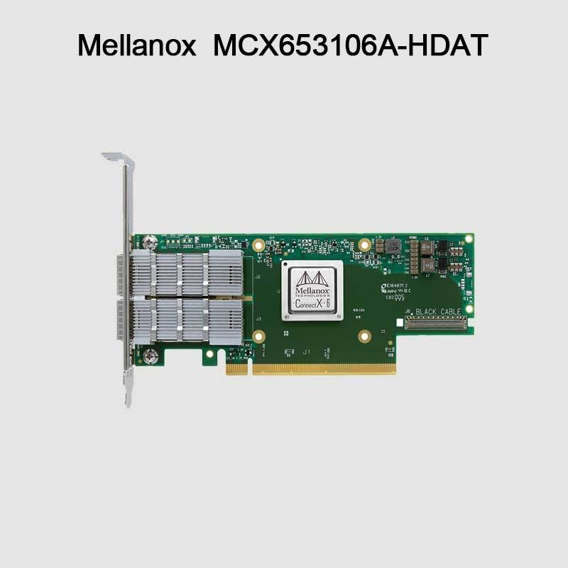 कनेक्टएक्स-6 MCX653106A-HDAT वीपीआई Mellanox नेटवर्क कार्ड 200Gb/S InfiniBand और ईथरनेट एडाप्टर