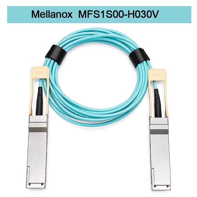 MFS1S00-H030V(980-9I440-00H030) एओसी नेटवर्क केबल आईबी एचडीआर 200Gb/S तक QSFP56 30m 200GBase-AOC QSFP56 से QSFP56