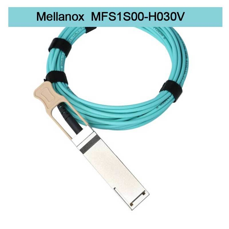 MFS1S00-H030V(980-9I440-00H030) एओसी नेटवर्क केबल आईबी एचडीआर 200Gb/S तक QSFP56 30m 200GBase-AOC QSFP56 से QSFP56