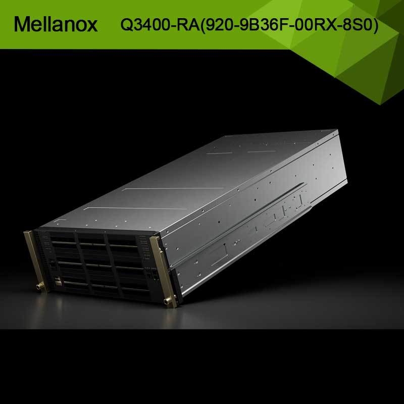 क्वांटम-3 आधारित XDR इन्फिनिबैंड स्विच Q3400-RA 920-9B36F-00RX-8S0 4U 144 XDR पोर्ट्स ओवर 72 OSFP केज 8 पावर सप्लाई