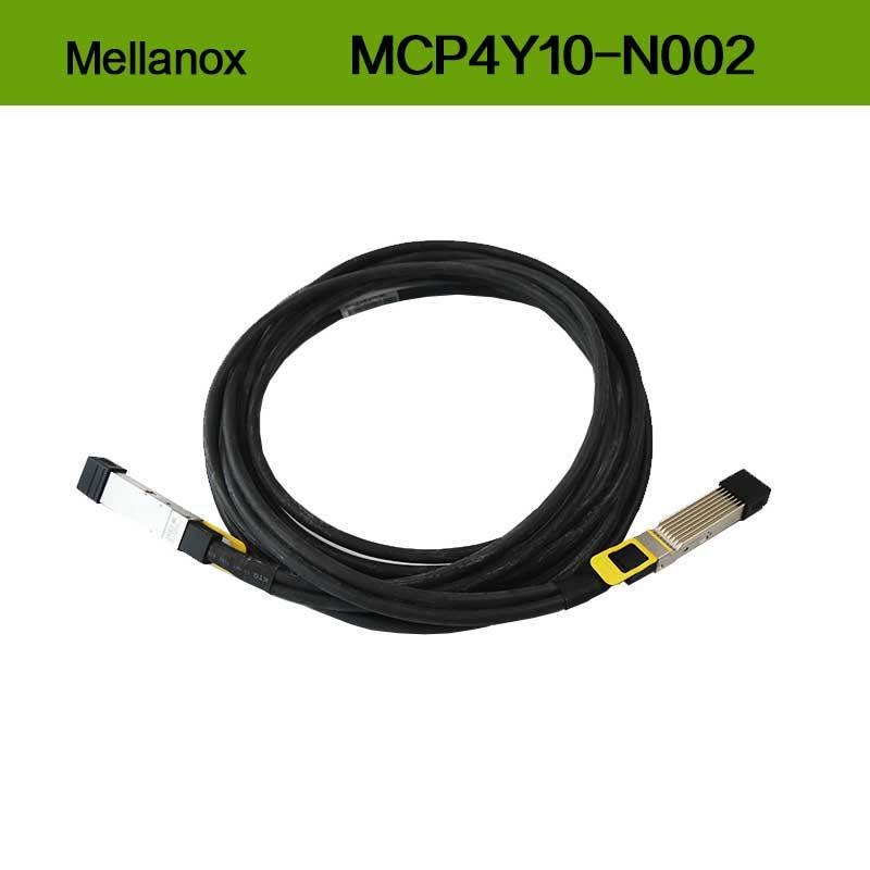 एनवीडिया केबल MCP4Y10-Nxxx ट्विन-पोर्ट 2X400GB/S OSFP से 2X400GB/S OSFP पैसिव DAC MCP4Y10-N002 (980-9IA0I-00N002)