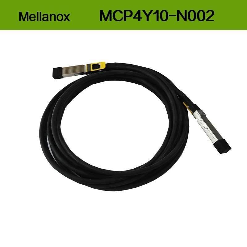 एनवीडिया केबल MCP4Y10-Nxxx ट्विन-पोर्ट 2X400GB/S OSFP से 2X400GB/S OSFP पैसिव DAC MCP4Y10-N002 (980-9IA0I-00N002)