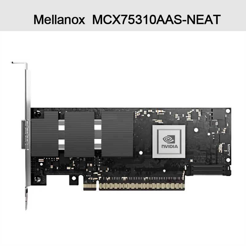 Nvidia Connectx-7 एडाप्टर MCX75310aas-Neat (900-9X766-003N-SQ0) सिंगल-पोर्ट ओएसएफपी इन्फिनिबैंड: Ndr 400GB/S (डिफ़ॉल्ट गति) ईथरनेटः 400gbe