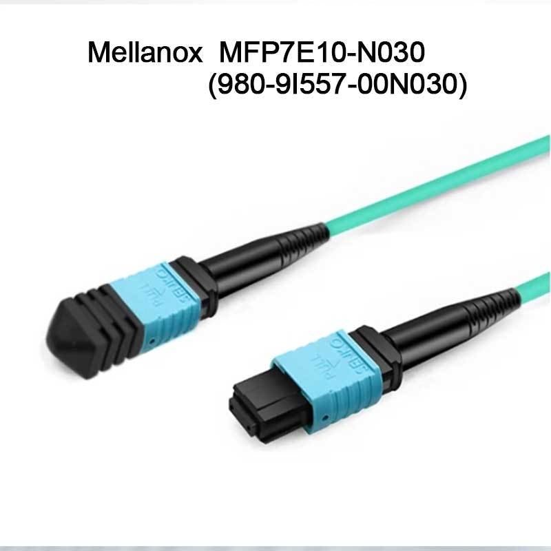 Nvidia Mfp7e10-Nxxx ऑप्टिकल मल्टीमोड फाइबर केबल Mfp7e10-N030 (980-9I557-00N030) Mmf, MPO12 APC से MPO12 APC, 30m