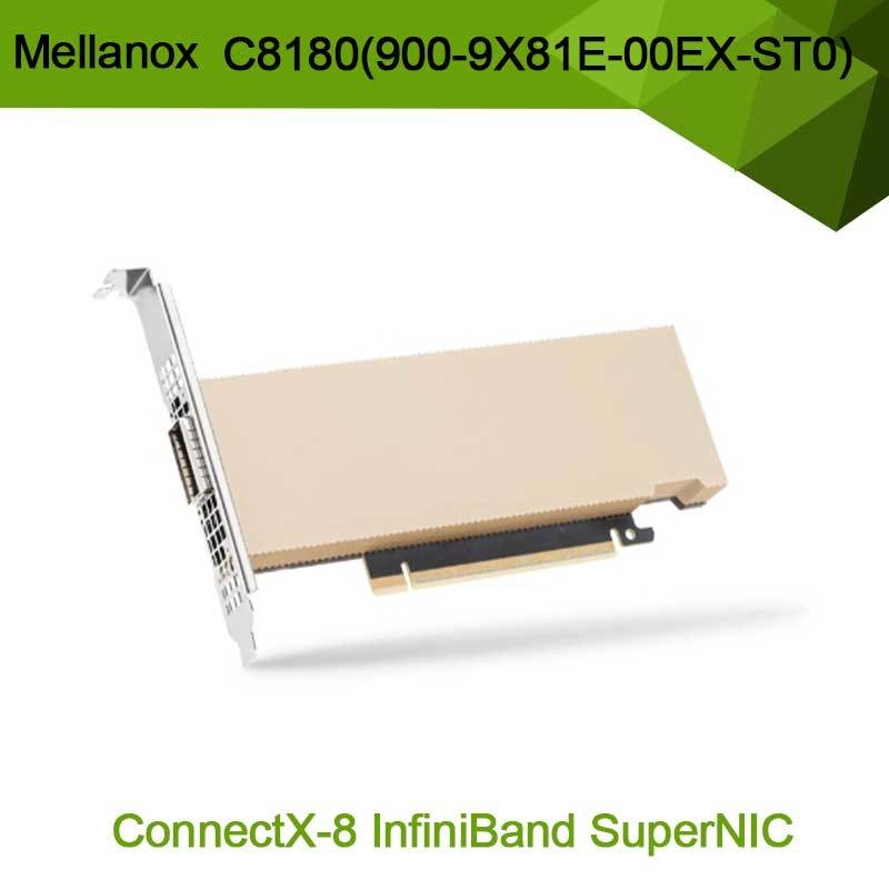 एनवीडिया कनेक्टएक्स-8 एडाप्टर C8180 (900-9X81E-00EX-ST0) सिंगल-केज ओएसएफ़पी इन्फिनिबैंड: 800जीबीएस एक्सडीआर आईबी