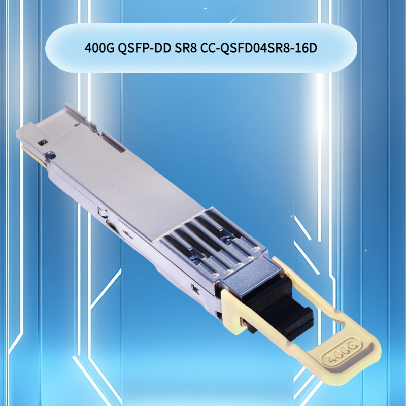 डेटा केंद्रों के लिए हाई-स्पीड 400g QSFP-DD SR8 ऑप्टिकल ट्रांससीवर मॉड्यूल 400g QSFP-DD SR8 ऑप्टिकल ट्रांससीवर