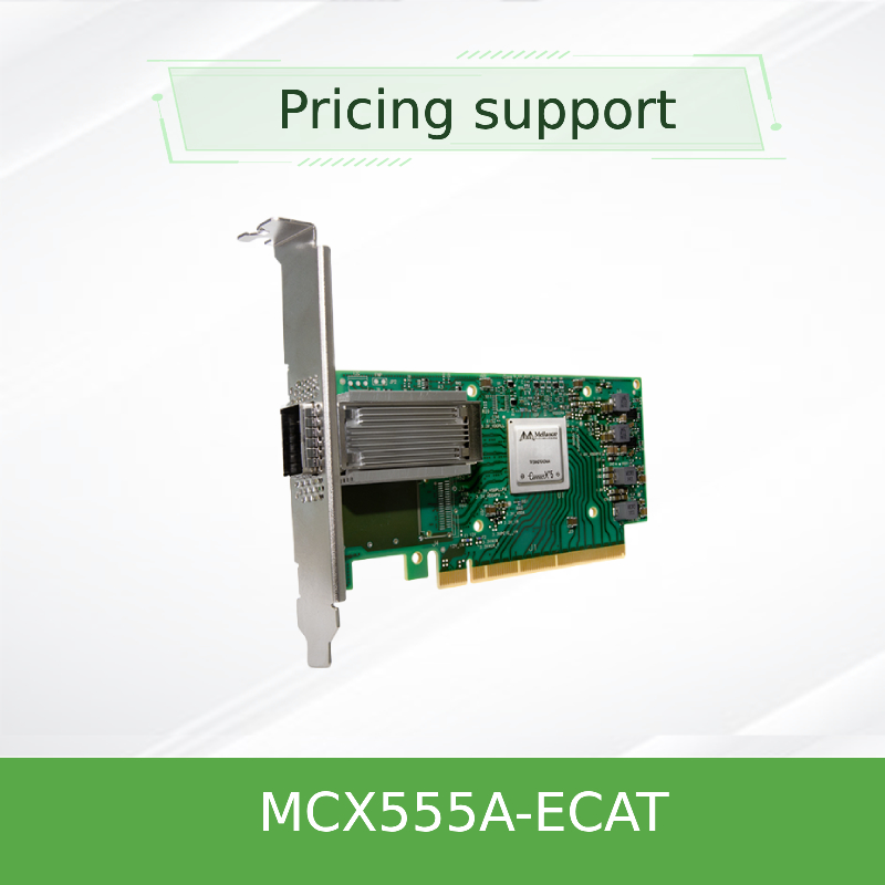 100GB/S नेटवर्किंग MCX555A-Ecat के लिए हाई-स्पीड Connectx-5 EDR एडाप्टर कार्ड