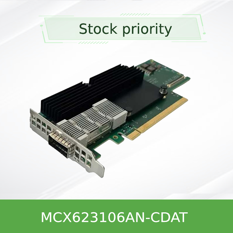 QSFP56 मेलानॉक्स ईथरनेट एडेप्टर NIC ConnectX-6 Dx EN 100GbE नेटवर्क कार्ड MCX623106AN-CDAT