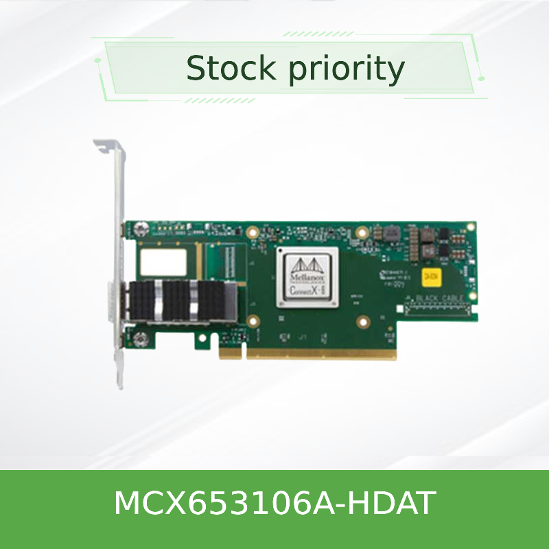 MCX653106A-HDAT Mellanox नेटवर्क कार्ड 200Gb/S 4*50Gb/S ईथरनेट पोर्ट