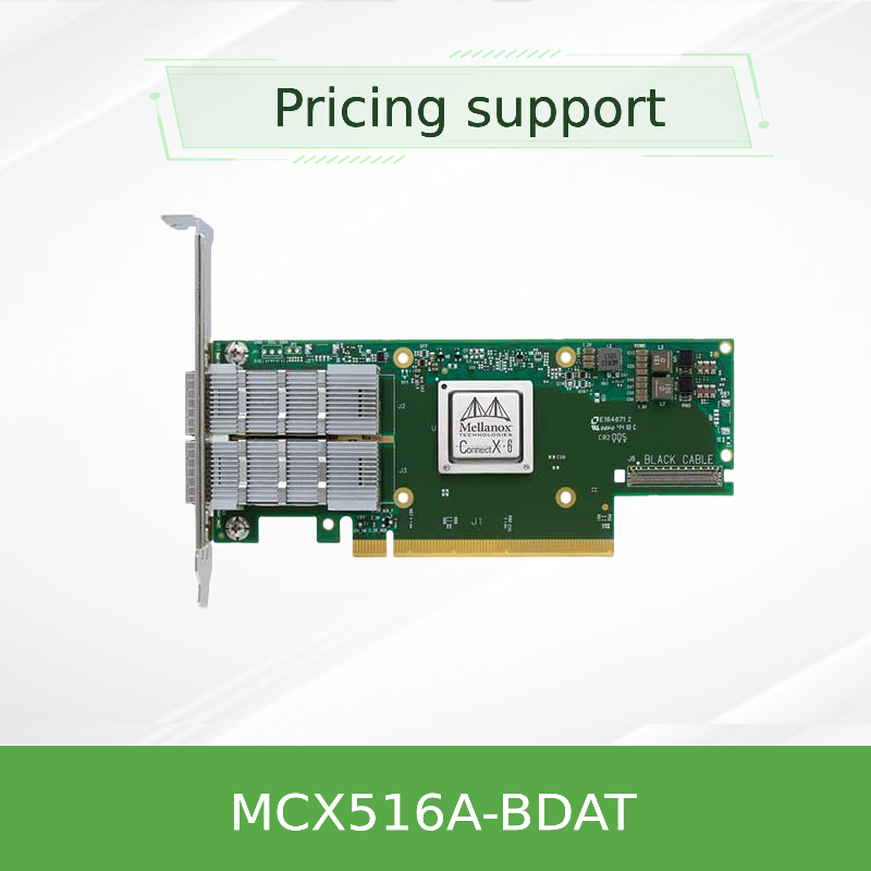 ConnectX-5 Ex EN मेलानॉक्स नेटवर्क एडेप्टर कार्ड MCX516A-BDAT 40GbE 2x पोर्ट QSFP28 4.0 X16