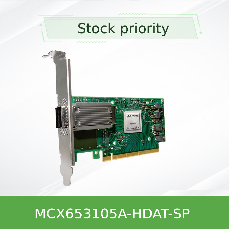 Mellanox ConnectX-6 MCX653105A-HDAT-SP वीपीआई सिंगल पोर्ट एचडीआर 200Gb/s InfiniBand और ईथरनेट एडाप्टर कार्ड, पीसीआईई 3.0/4.0 x16