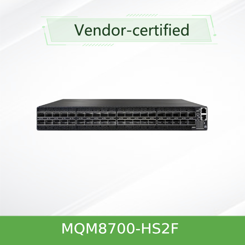 MQM8700-HS2F(920-9B110-00FH-0MD) क्वांटम मेलानॉक्स नेटवर्क एचडीआर स्विच 40 पोर्ट 200 Gbit/S 40 इन्फिनिबैंड पोर्ट