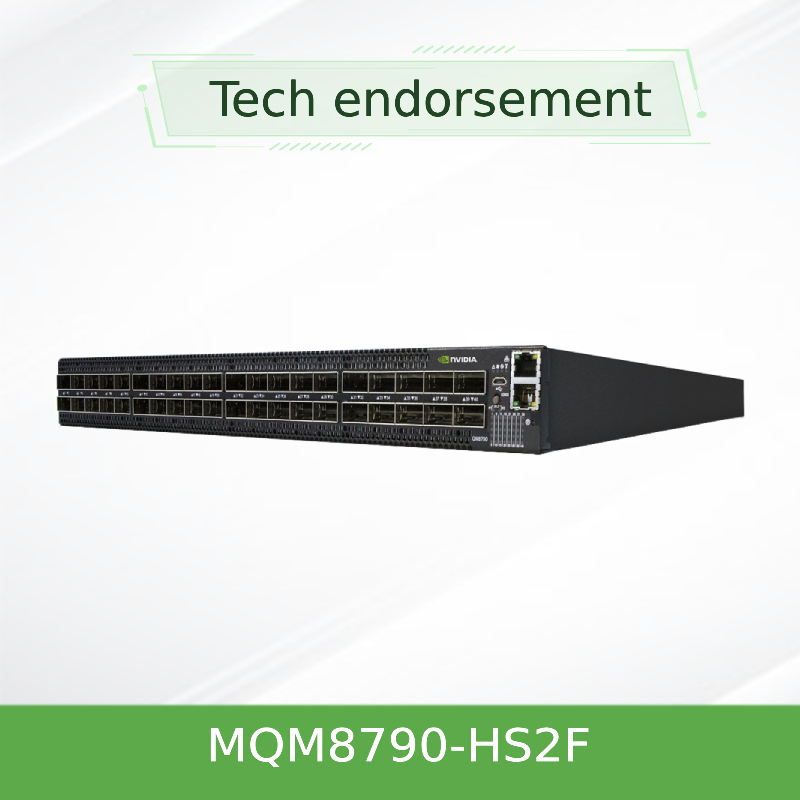 MQM8790-HS2F मेलानॉक्स नेटवर्क स्विच 40 पोर्ट नॉन-ब्लॉकिंग प्रबंधित HDR 200Gb/S