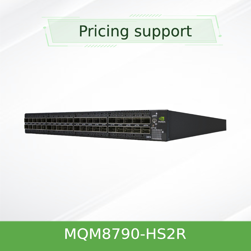 उन्नत नेटवर्क प्रदर्शन मेलानॉक्स स्विच MQM8790-HS2R(920-9B110-00RH-0D0) क्वांटम एचडीआर इन्फिनिबैंड स्विच 40 QSFP56 पोर्ट्स एनवीडिया