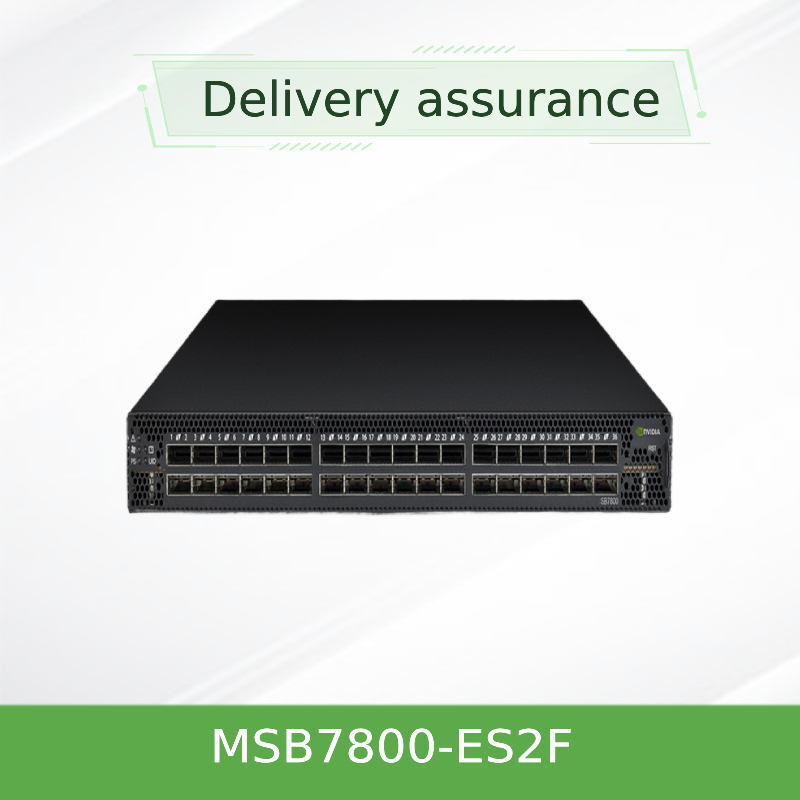 Mellanox MSB7800-ES2F InfiniBand EDR 100Gb/S स्विच सिस्टम 36 QSFP28 पोर्ट 1U