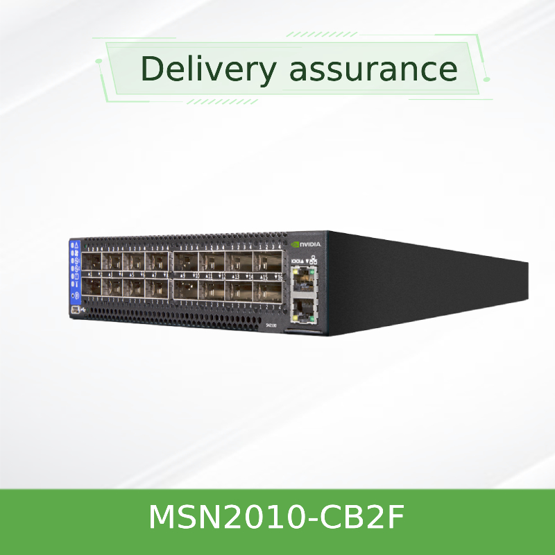 18 SFP28 पोर्ट लिनक्स आधारित मेलानॉक्स ओपन सोर्स नेटवर्क स्विच MSN2010-CB2F 25GbE/100GbE