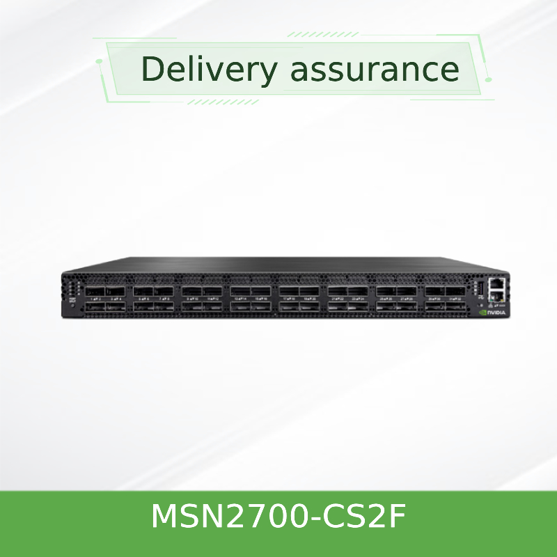 MSN2700-CS2F Mellanox स्विच स्पेक्ट्रम आधारित 32 पोर्ट 100GbE ओपन ईथरनेट प्लेटफॉर्म