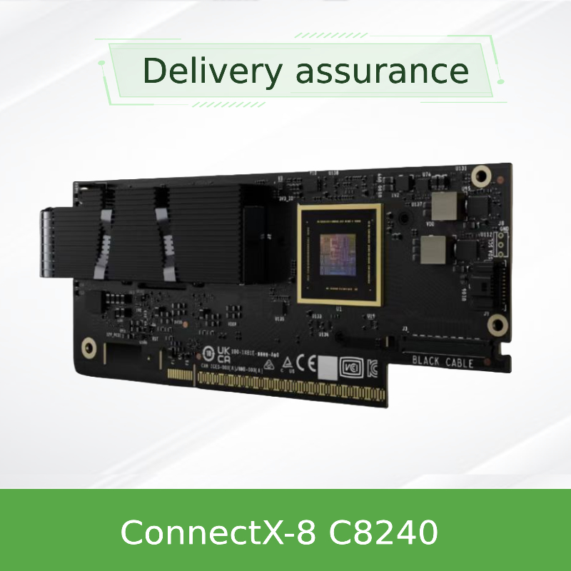 Nvidia Connectx-8 सुपरनिक डुअल-पोर्ट Qsfp112इन्फिनिबैंड: Ndr Ib (डिफ़ॉल्ट) ईथरनेटः 400gbe C8240 900-9X81q-00cn-St0