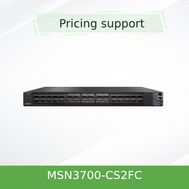 क्यूम्यलस लिनक्स 2 एसी पीएसयू मेलानॉक्स नेटवर्क स्विच MSN3700 - CS2FC 100GbE 1U 32 QSFP28 पोर्ट