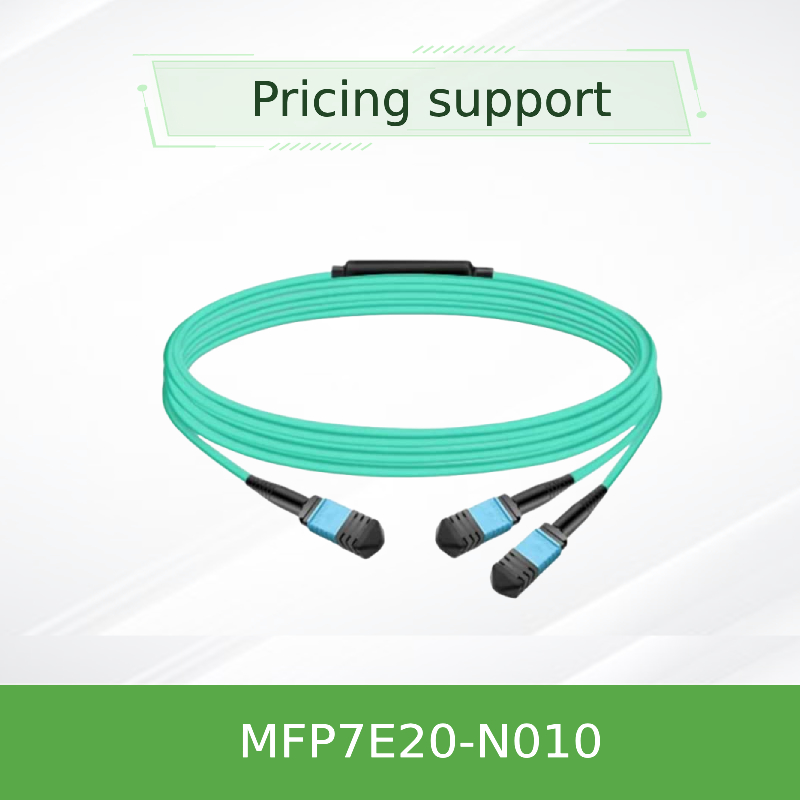 Nvidia Mfp7e20-Nxxx ऑप्टिकल मल्टीमोड स्प्लिटर फाइबर केबल Mfp7e20-N010 Mmf, MPO12 APC से 2xmpo12 APC