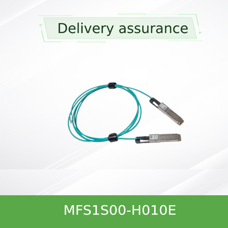 Nvidia Mfs1s00-Hxxxv 200GB/S Qsfp56 Mmf Aoc Mfs1s00-H010e एक्टिव ऑप्टिकल केबल, 200gbps तक, Qsfp56 से Qsfp56